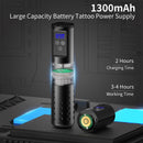 Tattoo Kit Complete Wireless Rotary Pen Machine with Ink Cartridge Needle Paper Infinity Warehouse