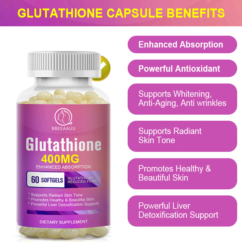 Glutathione Capsules Antioxidant, Detox Immune Support & Cell Protection Infinity Warehouse