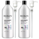 REDKEN ACIDIC BONDING CONCENTRATE CONDITIONER 1 LITRE X 2 WITH PUMPS Infinity Warehouse