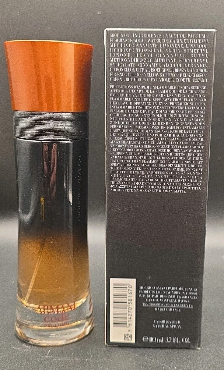 Giorgio Armani Armani Code Profumo 3.7oz/110 Ml Men's Eau de Parfum Spray Infinity Warehouse