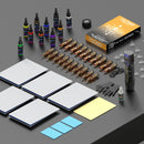 Tattoo Gun Kit Complete Adjustable 6-Stroke Rotary Pen Machine with Ink Needles Infinity Warehouse