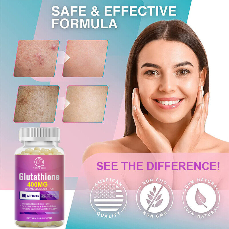 Glutathione Capsules Antioxidant, Detox Immune Support & Cell Protection Infinity Warehouse