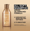 REDKEN ALL SOFT SHAMPOO & CONDITIONER SET - DUO 10.1 fl oz NEW Infinity Warehouse