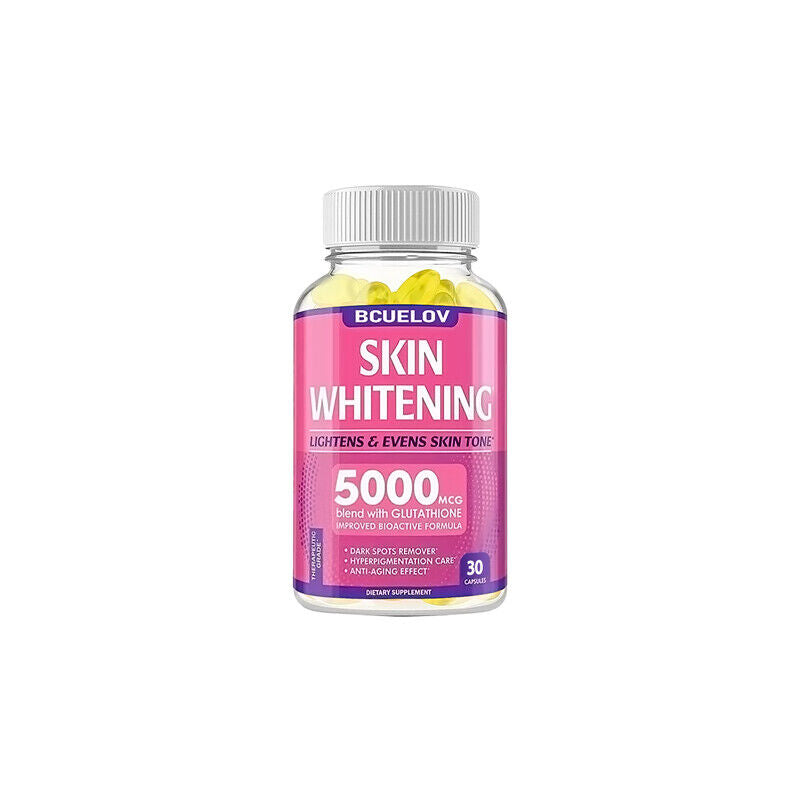 L-Glutathione 5000Mcg Skin Whitening Capsules Anti-Aging Antioxidant Infinity Warehouse