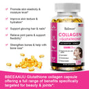 Collagen L-Glutathione MSM Anti-Aging 5500mg Whitening Skin, Hair & Nail Infinity Warehouse
