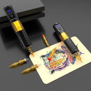 Tattoo Kit Complete Wireless Rotary Pen Machine with Ink Cartridge Needle Paper Infinity Warehouse