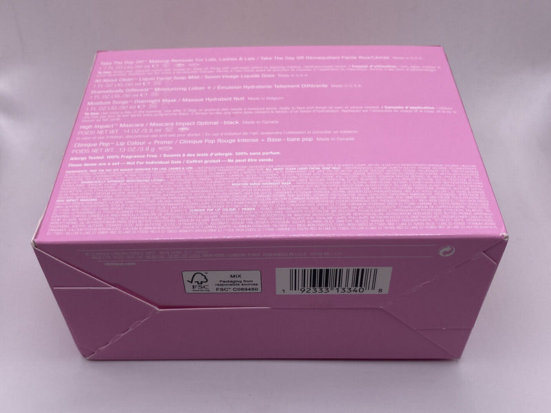Clinique 6 piece beauty products gift set Read Description Infinity Warehouse