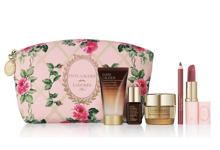 Estee Lauder 6pc Revitalizing ANR Skincare Makeup Travel Gift Set, New 2025 Infinity Warehouse