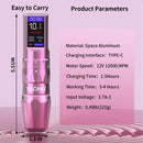 Wireless Tattoo Pen Machine Kit Complete with 1200mAh Power Supply Ink Needles Infinity Warehouse