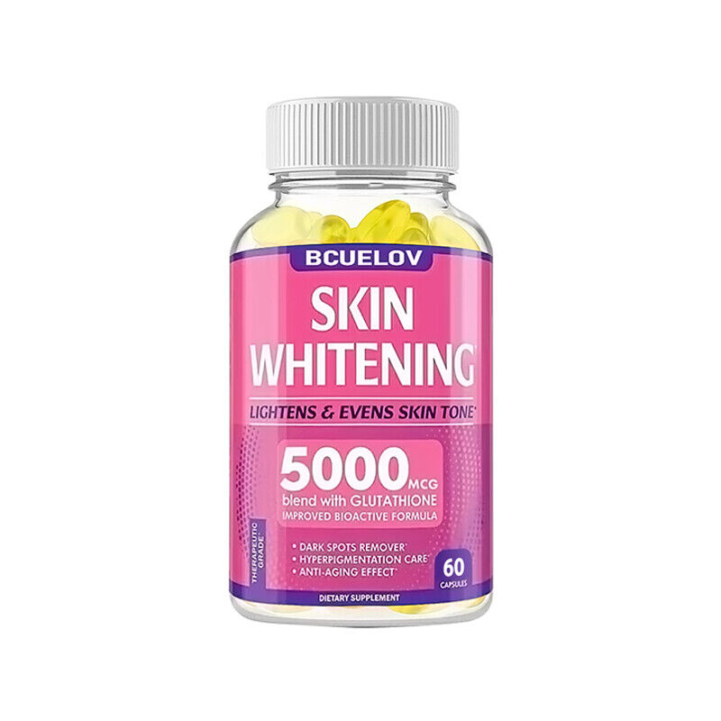 L-Glutathione 5000Mcg Skin Whitening Capsules Anti-Aging Antioxidant Infinity Warehouse