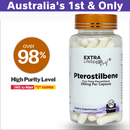 Pterostilbene 350mg High Purity Capsules | Australian Lab Certified | Longevity Infinity Warehouse