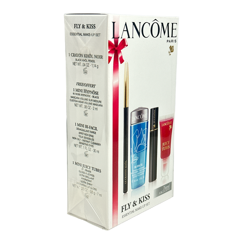 Lancome Fly & Kiss Essential Make-Up Set Travel Exclussive (4 Pieces) New Sealed Infinity Warehouse