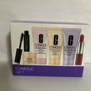 Clinique 6 Pcs Skincare Makeup Deluxe Sample Gift Set Kit Purple/white New Infinity Warehouse