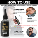 Airbrush Hair & Beard Enhancement Ink | Barber-Grade Line-Up & Filler Spray | Wa Infinity Warehouse