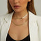 14K Gold/Silver Plated Snake Chain Necklace Herringbone Necklace Gold Choker Necklaces for Women Beauty Coquette